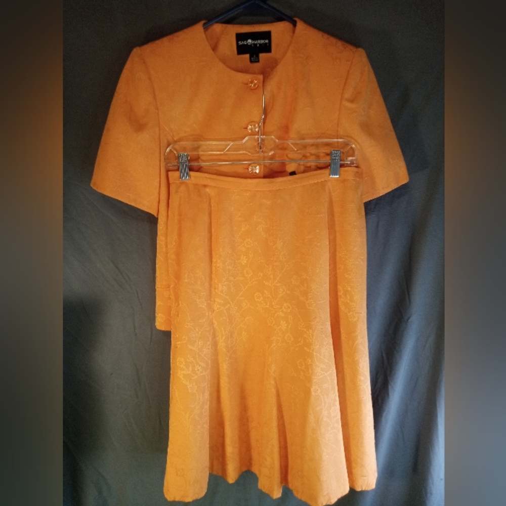 Sag Harbor Orange 2 Piece Women's Dress Suit